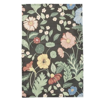 Zoom bild av Kökshanddukar Bloom Asfalt 46x70 cm - Klippan Yllefabrik